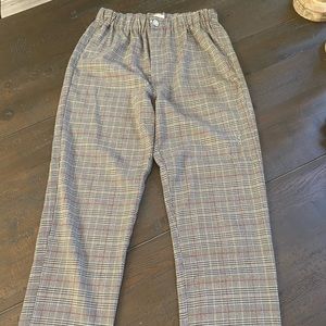 Plaid pants